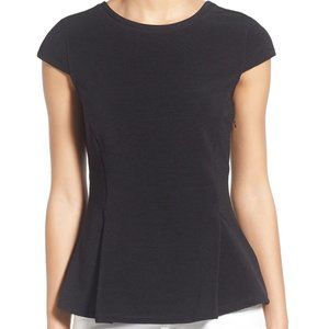 Halogen® Tuck Detail Ottoman Rib Top from Nordstrom